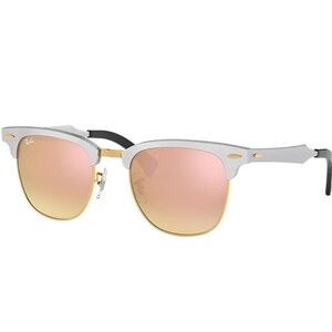 Ray Ban CLUBMASTER FLASH LENSES Silver and Copper